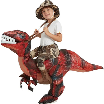Inflatable Dinosaur Ride-On Costume