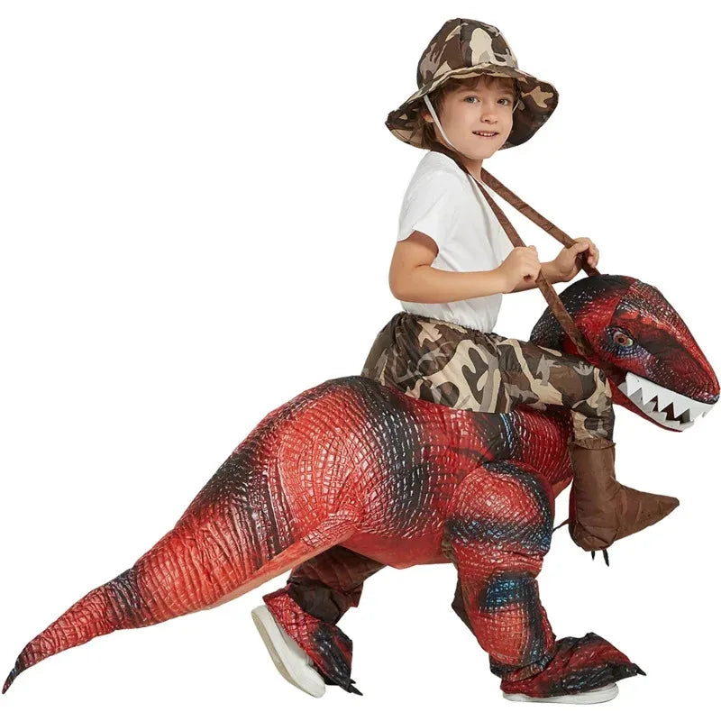 Inflatable Dinosaur Ride-On Costume