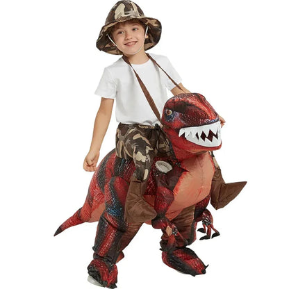 Inflatable Dinosaur Ride-On Costume