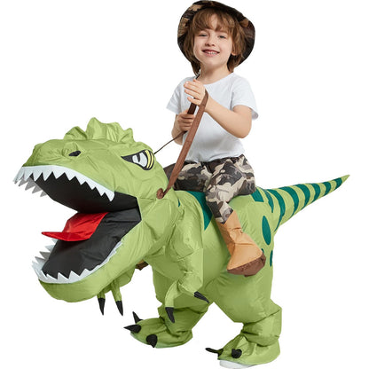 Inflatable Dinosaur Ride-On Costume