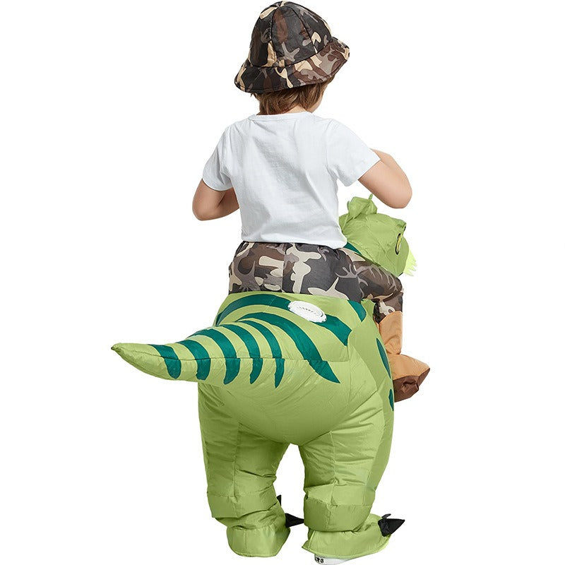 Inflatable Dinosaur Ride-On Costume