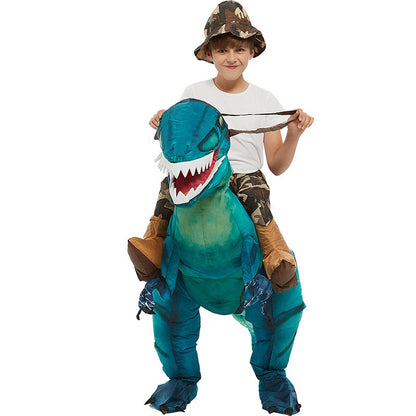 Inflatable Dinosaur Ride-On Costume