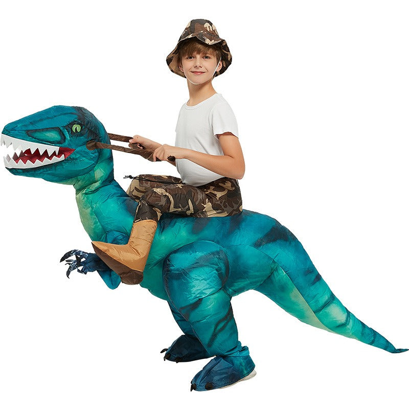 Inflatable Dinosaur Ride-On Costume